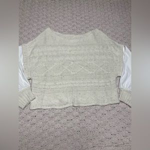 Never worn, Cream Knitted Sweater, Large